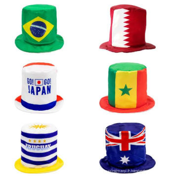 Coupe du monde Velvet Fan Party Soccer Sports Hat
